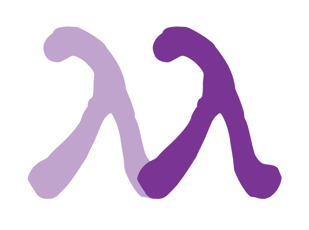 The SIGPLAN-M logo: two purple lambdas holding hands in the shape of the letter M.